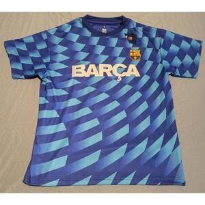 NWT Barca Football Club Kit 1899 Festival Turquoise Official T-Shirt Men's L